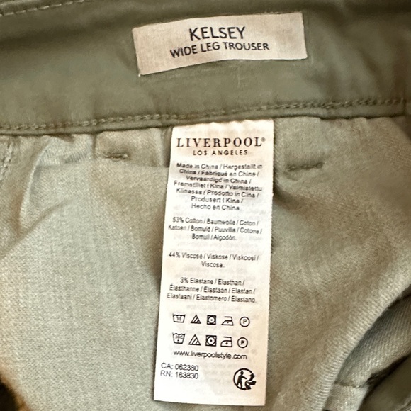 Liverpool Women's Sage Wide Leg Pants - Picture 4 of 6